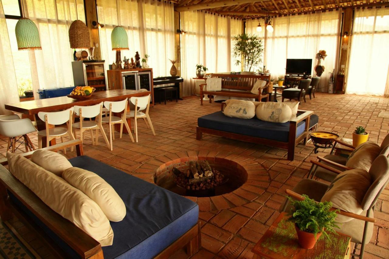 Solario Chales Otel Bueno Brandão Dış mekan fotoğraf