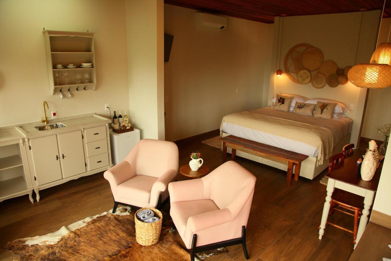 Solario Chales Otel Bueno Brandão Dış mekan fotoğraf